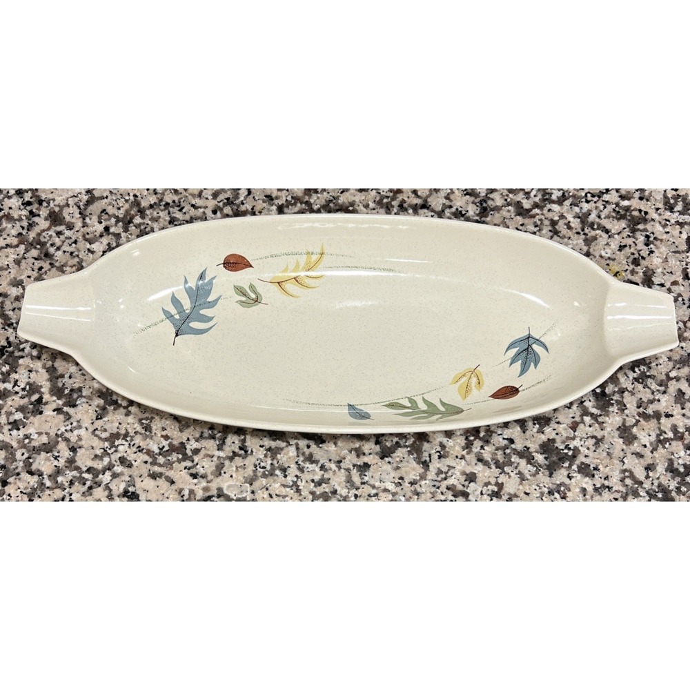 Franciscan "Autumn Leaves" Relish Appetizer Dish 17.5" Serving Tray‎